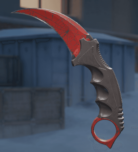 Karambit Crimson Web Field-Tested, Pattern #515