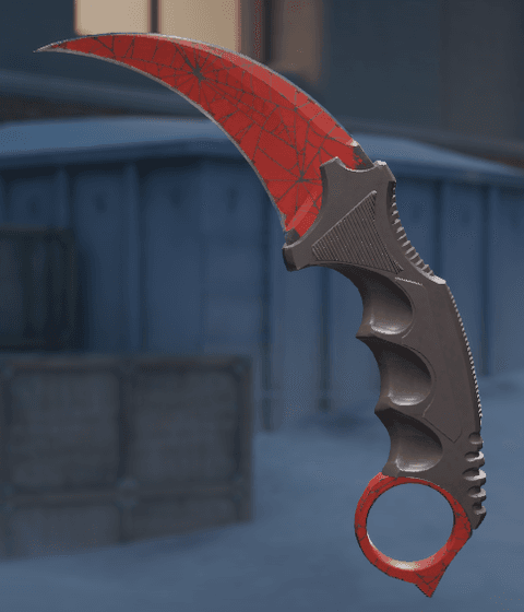 Karambit Crimson Web Minimal Wear, Pattern #92