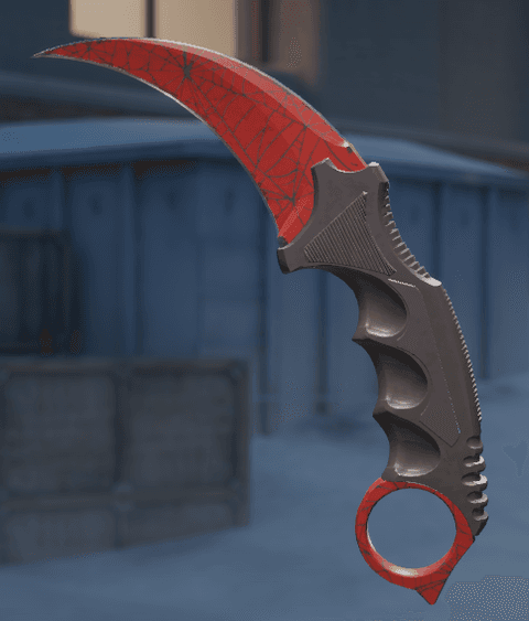 Karambit Crimson Web Factory New, Pattern #113