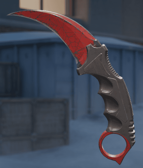 Karambit Crimson Web Field-Tested, Pattern #886