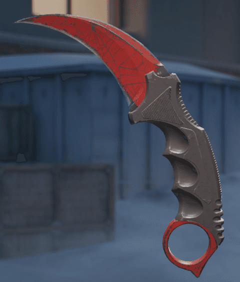 Karambit Crimson Web Field-Tested, Pattern #19