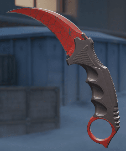 Karambit Crimson Web Minimal Wear, Pattern #716