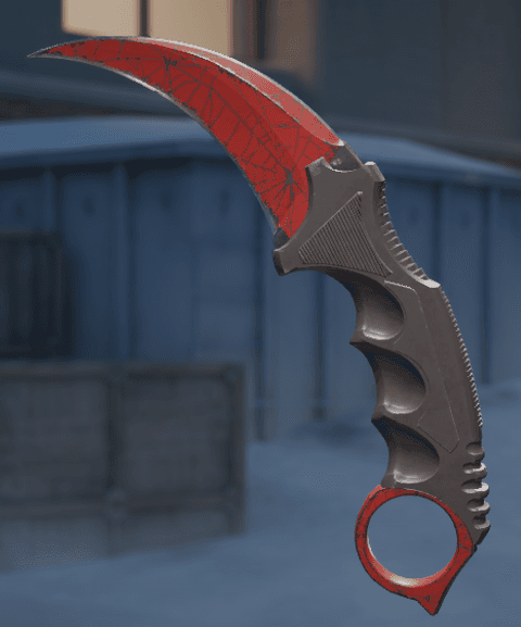 Karambit Crimson Web Field-Tested, Pattern #808