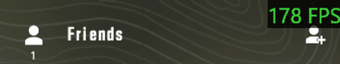 The FPS counter will appear where you placed it
