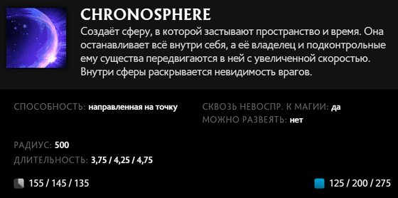 Chronosphere Войд в Dota 2