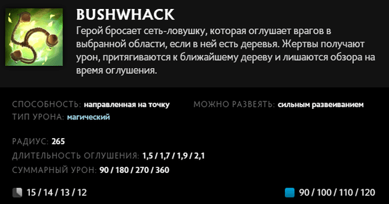 Bushwhack Hoodwink в Dota 2