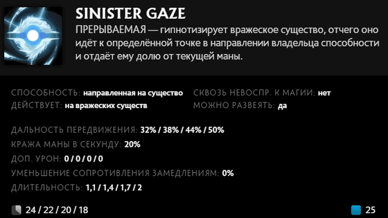Sinister Gaze Lich в Dota 2