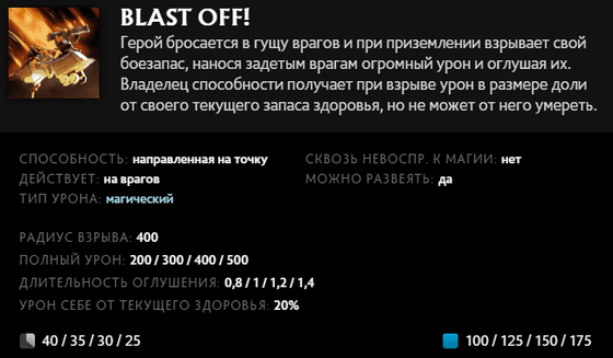 Blast Off! Techies в Dota 2