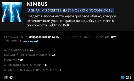 Nimbus Zeus в Dota 2