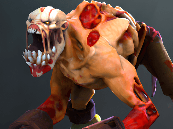 Lifestealer в игре с Pudge в Дота 2