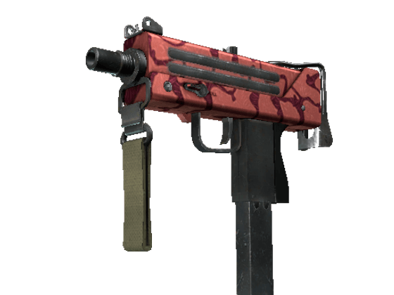Красный скин CS2 MAC-10 | Плотоядный / Carnivore