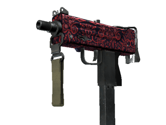 Красный скин CS2 MAC-10 | Красная филигрань / Red Filigree