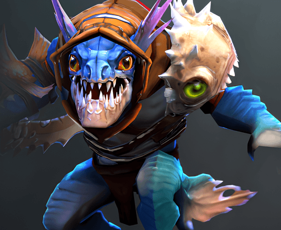 Slark в игре с Mirana в Дота 2