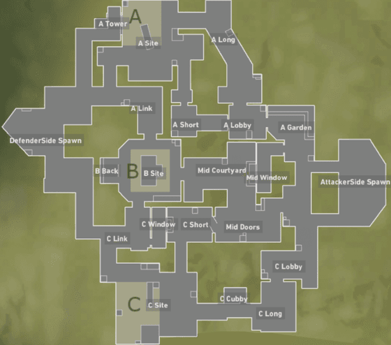 Карта Haven в Valorant