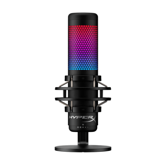 HyperX QuadCast S USB Condenser Microphone RGB Lighting