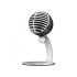 Shure MV5 Digital Condenser Microphone (Gray) + USB & Lightning Cable