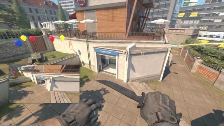 CS2: Overpass Toilet Smoke from T Base(One up)