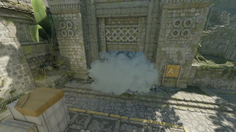 CS2 Ancient Donut Smoke from CT Base