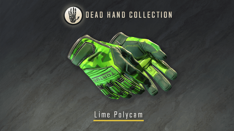 Lime Polycam Gloves Dead Hand CS2