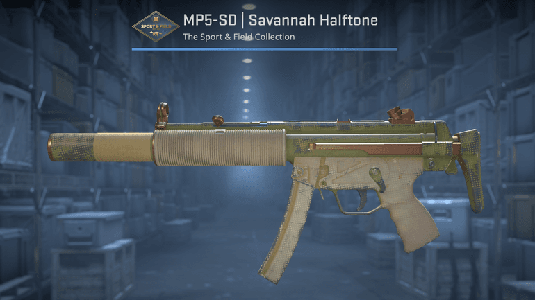 MP5-SD | Savannah Halftone