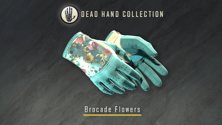 Brocade Flowers Gloves Dead Hand CS2