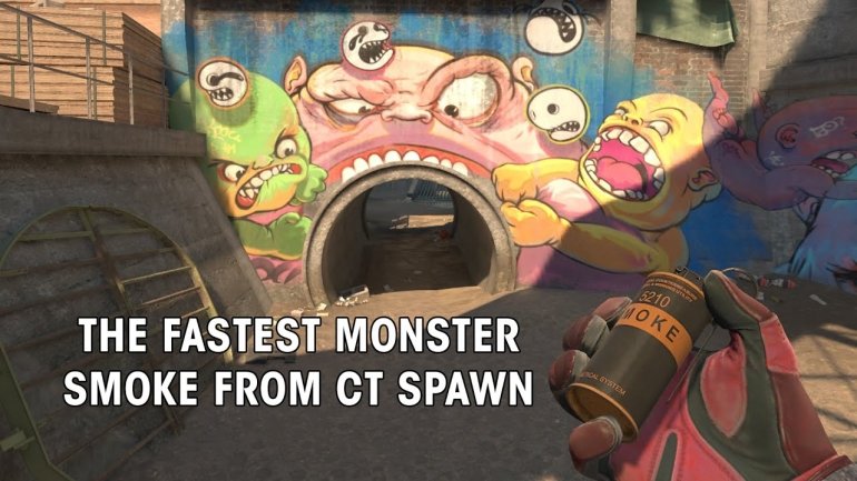 The Fastest Overpass Monster Smoke for CT Players | CS2 Utility Guide