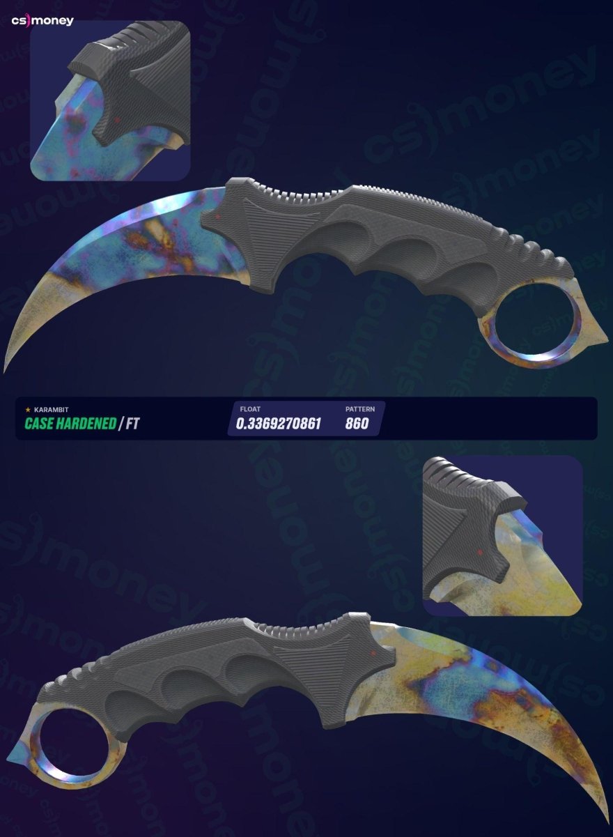 Karambit Case Hardened Blue Gem Guide Profilerr