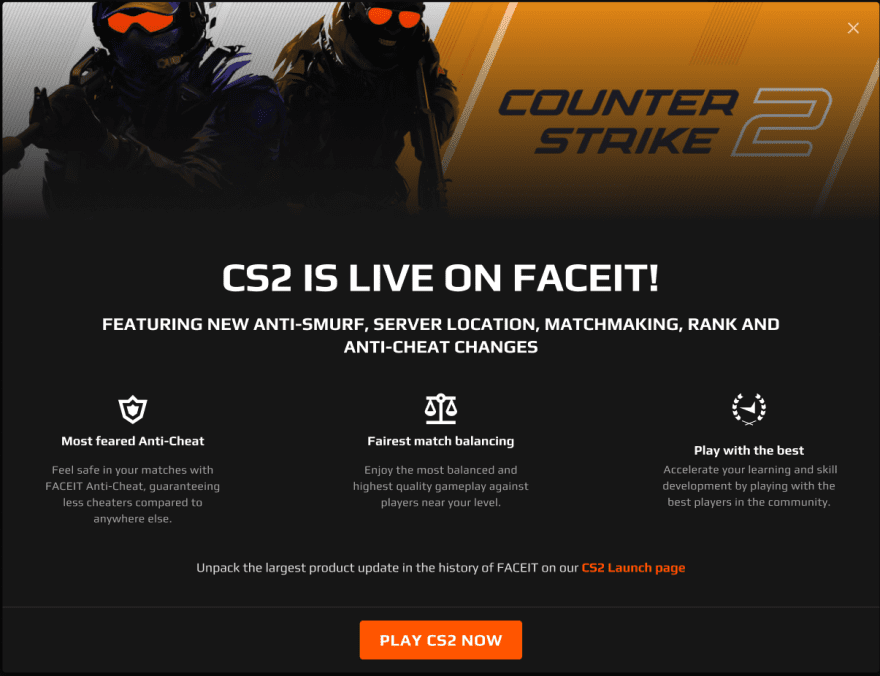 Вимоги FACEIT для CS2 | Profilerr