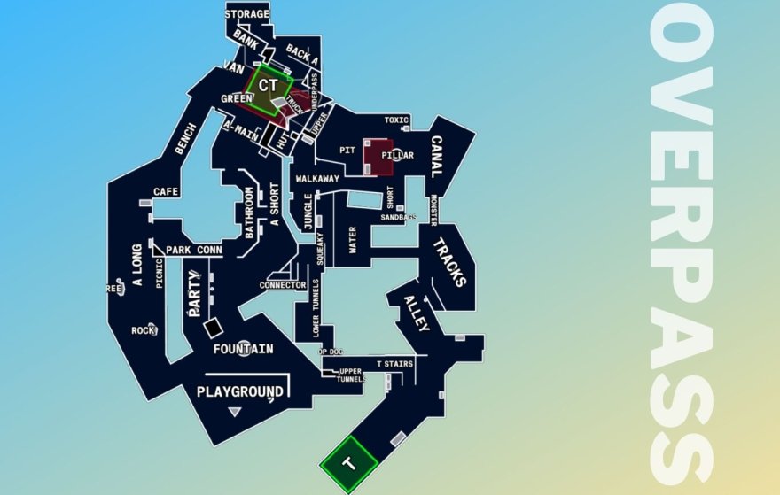 Топ-7 карт для тренування розкидок у CS2 ️ Profilerr