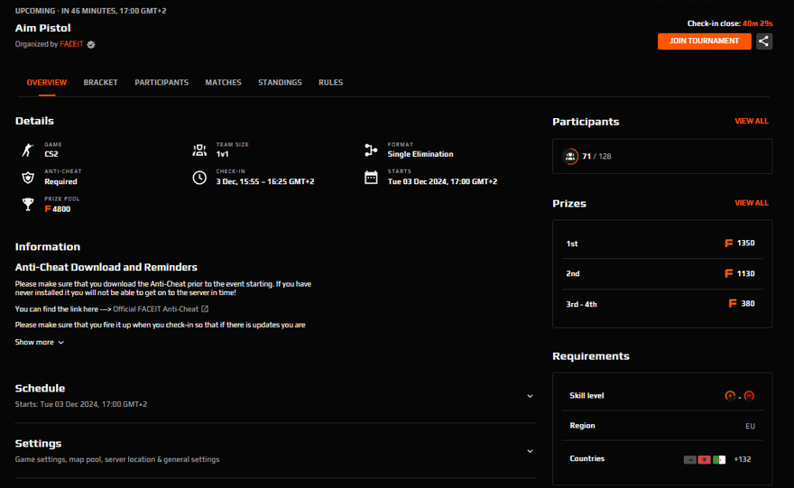 How to play faceit cs2 profilerr