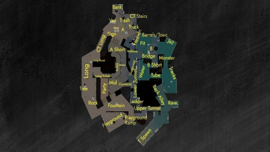 CS2 Overpass Smokes | Profilerr